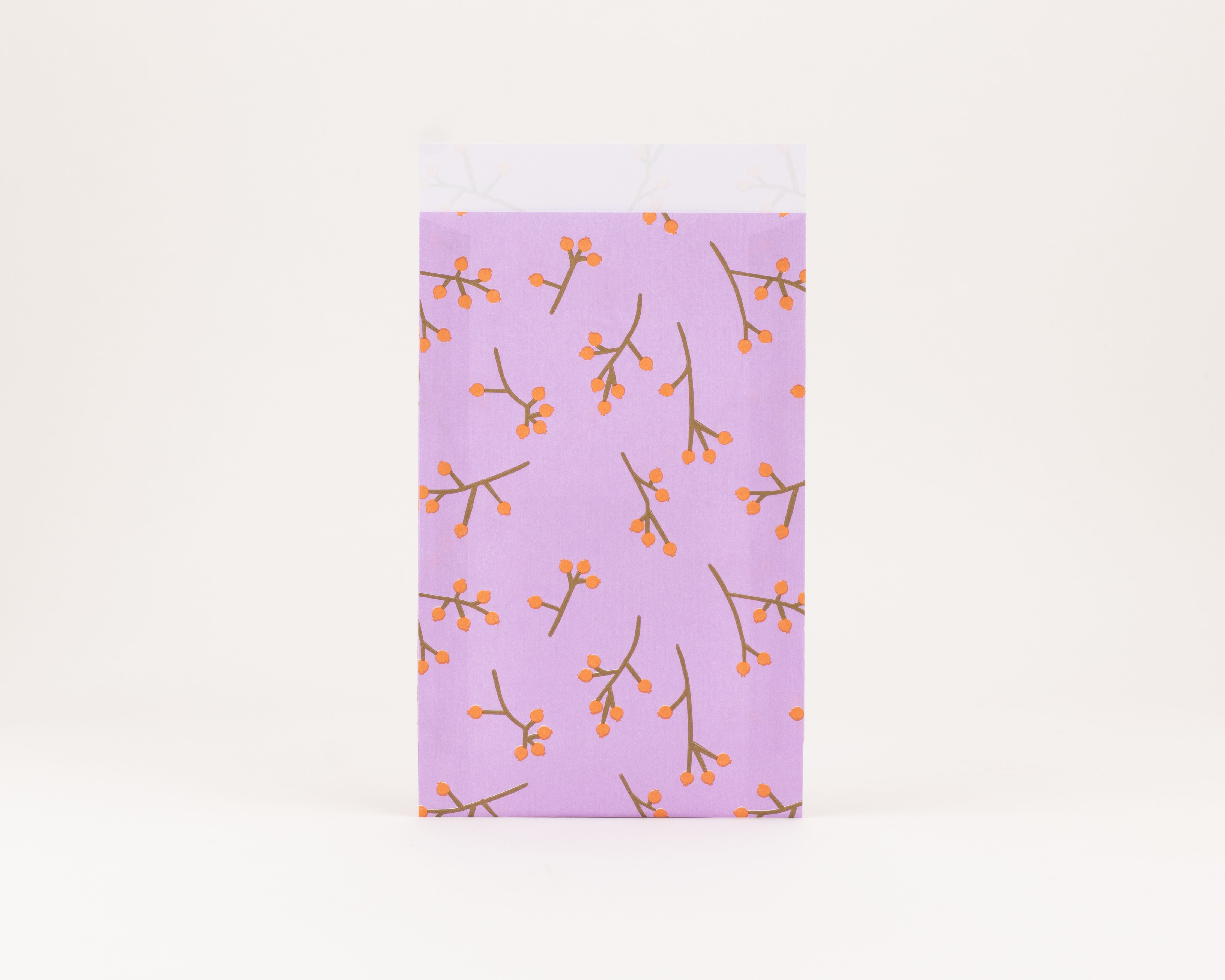 Flachbeutel - Berry Sprigs, Flieder - Klein